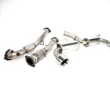 Dreamscience ST225 Full Exhaust Race-Cat pipe. Stainless Steel.