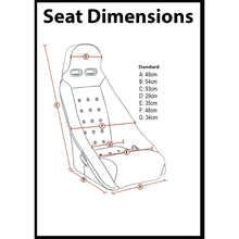 Load image into Gallery viewer, GT8 Retro Bucket Seat