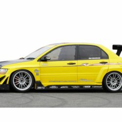 VARIS Time Attack (6 pc) Rear Wide Fender Kit for 2003-05 Mitsubishi Evo VIII [CT9A] VAMI-074