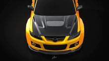 Load image into Gallery viewer, MS6R SRT-STYLE VENTED CARBON FIBER HOOD FOR 2006-2007 MAZDASPEED 6