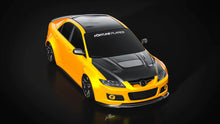 Load image into Gallery viewer, MS6R SRT-STYLE VENTED CARBON FIBER HOOD FOR 2006-2007 MAZDASPEED 6