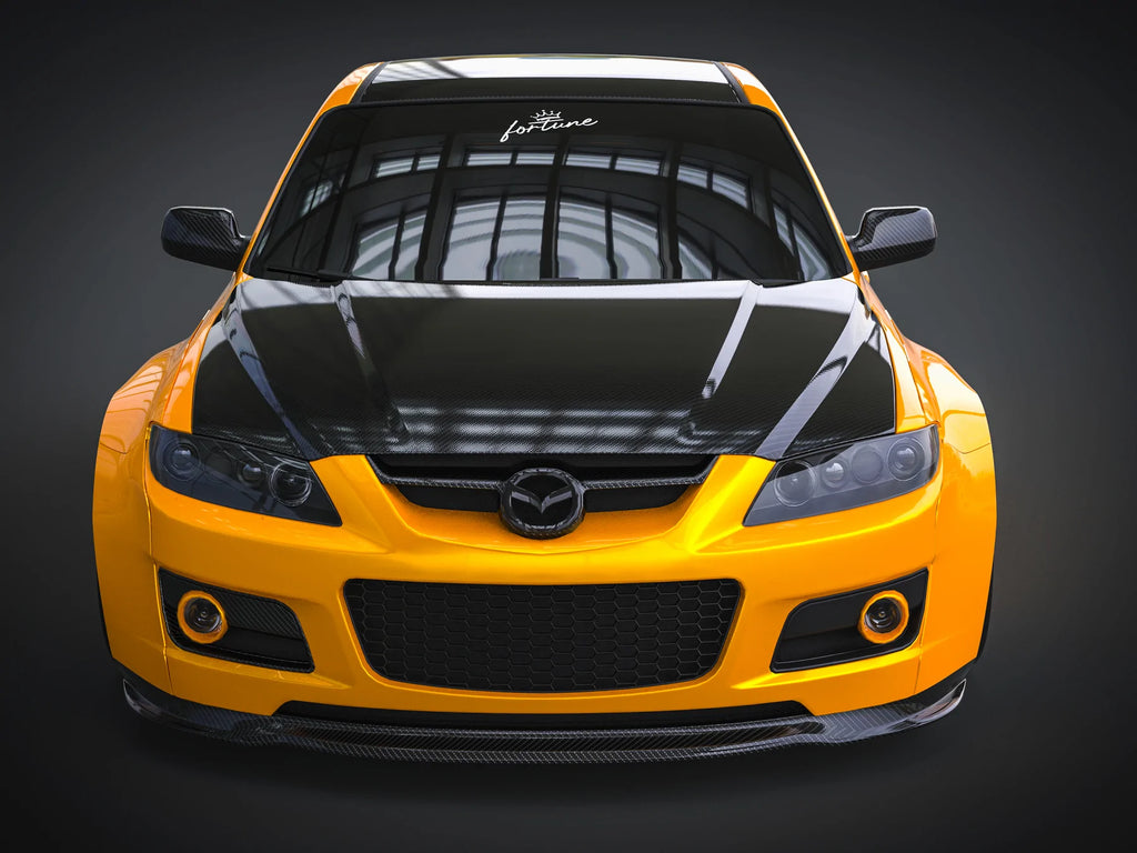 MS6R OE-STYLE CARBON FIBER HOOD FOR 2006-2007 MAZDASPEED 6