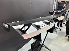 Load image into Gallery viewer, Voltex Wet Carbon Type 2 &amp; 4 Rear Wing with 225mm Stands, End Plate Z for RZ34 Nissan Z