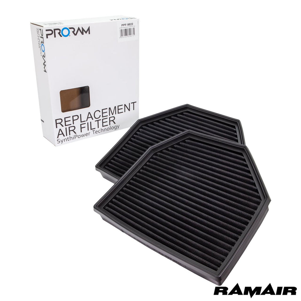 Ramair BMW Replacement Pleated Air Filter - PPF-9822 (Contains 2 filters)