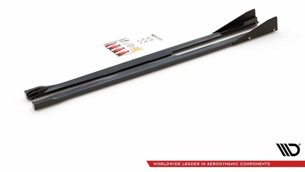 Maxton Design Side Skirt Diffusers & Flaps V.2 Toyota GR Yaris Mk4 - TO-YA-4-GR4-SD2