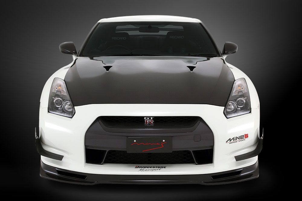 Mine’s Carbon Front Grill for 2009-11 Nissan GT-R (CBA) [R35] G102089