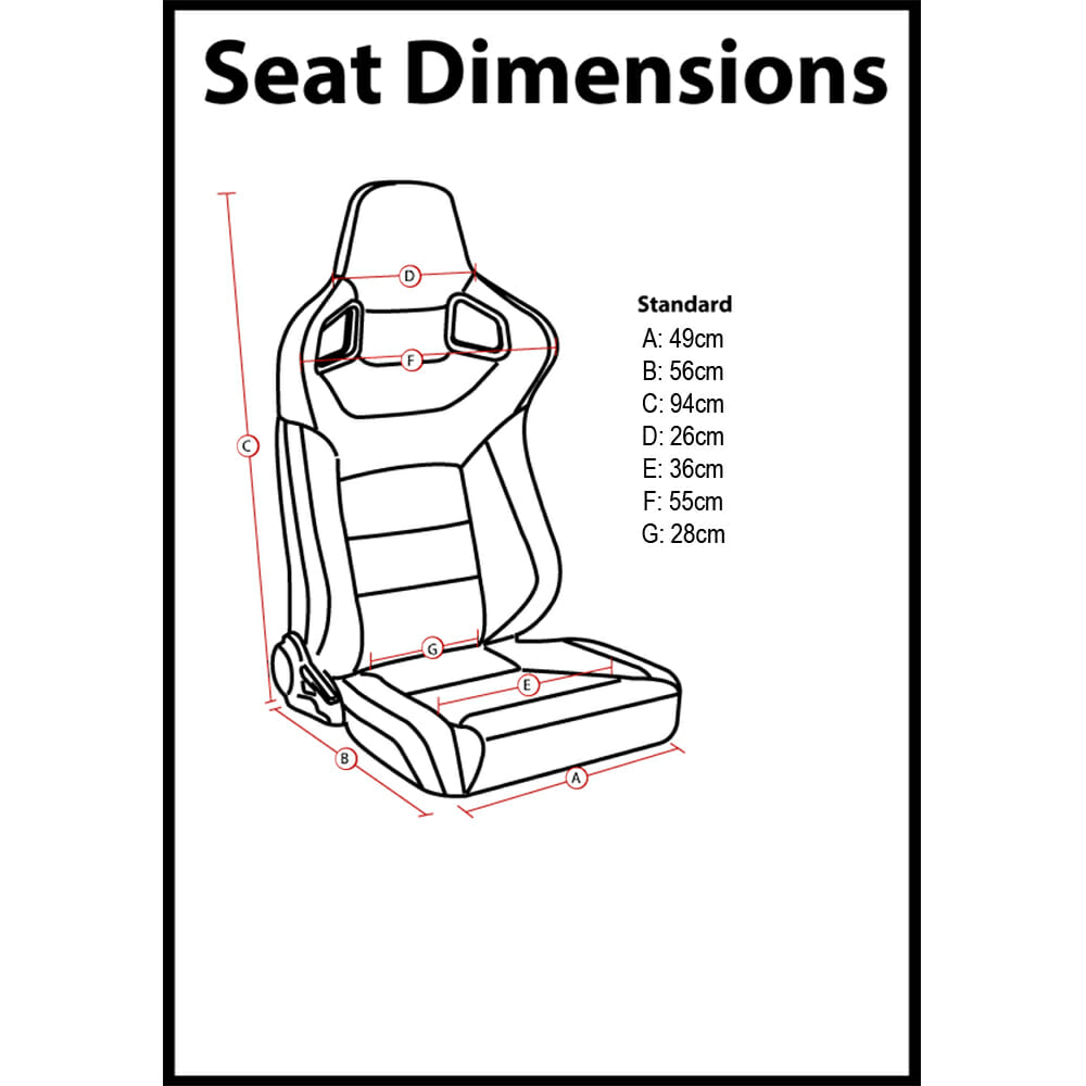 RRS Low Base Limited Edition Reclining Seat