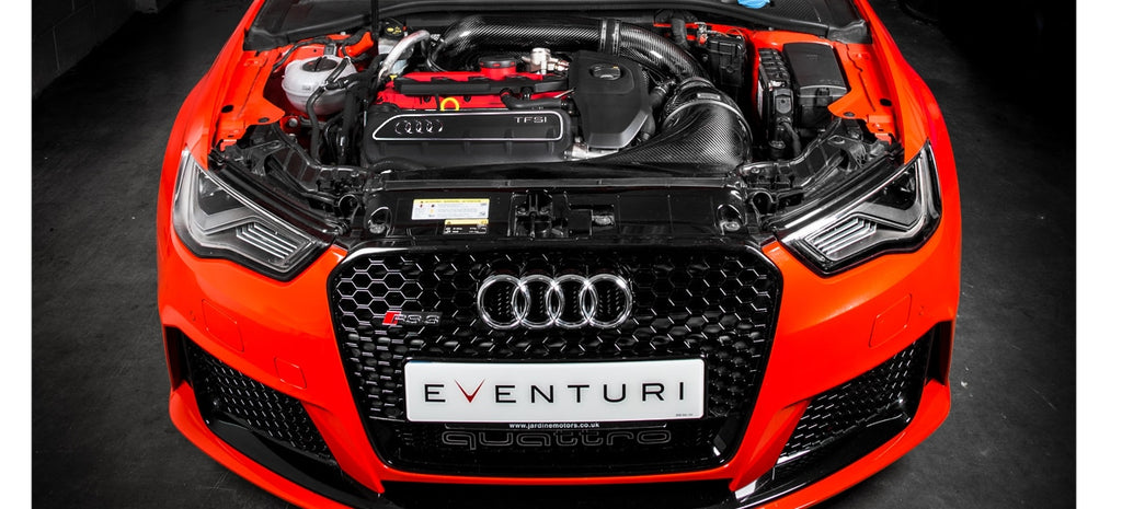 Eventuri Audi RS3 8V (Pre-Facelift 15-16) Carbon Fibre Air Intake System  EVE-8VRS3-CF-RHD-INT