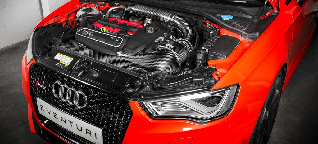 Eventuri Audi RS3 8V (Pre-Facelift 15-16) Carbon Fibre Air Intake System  EVE-8VRS3-CF-RHD-INT