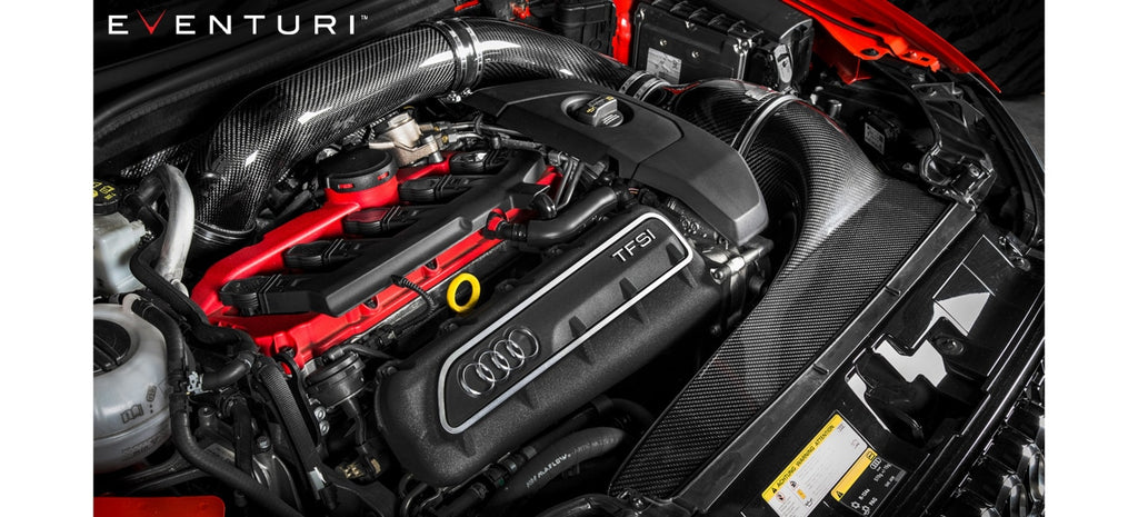 Eventuri Audi RS3 8V (Pre-Facelift 15-16) Carbon Fibre Air Intake System  EVE-8VRS3-CF-RHD-INT