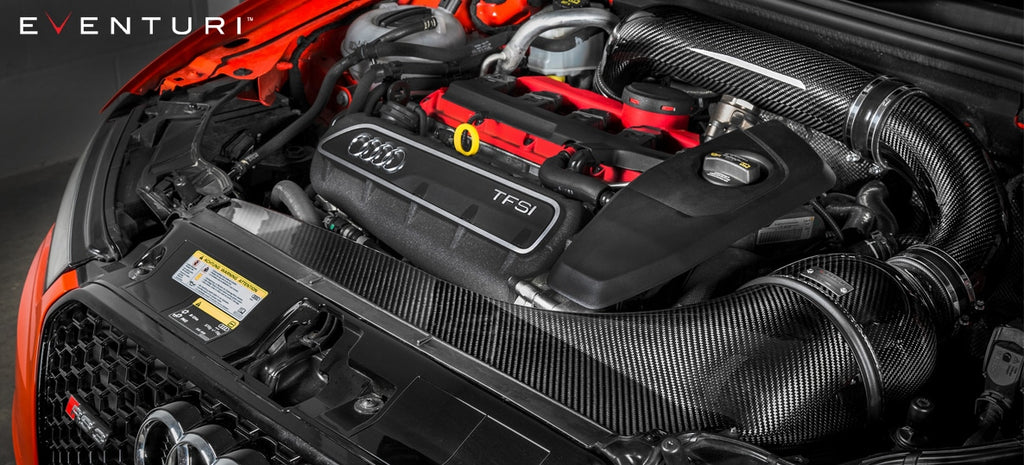 Eventuri Audi RS3 8V (Pre-Facelift 15-16) Carbon Fibre Air Intake System  EVE-8VRS3-CF-RHD-INT