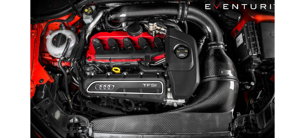 Eventuri Audi RS3 8V (Pre-Facelift 15-16) Carbon Fibre Air Intake System  EVE-8VRS3-CF-RHD-INT