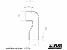 Load image into Gallery viewer, do88 Cobra Head Intake Hose 76mm/3 Inch - SCOB76