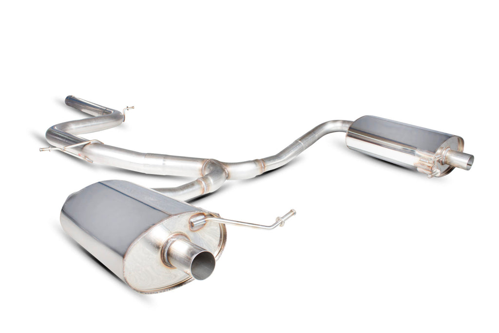 Scorpion Skoda Octavia VRS 2.0TSI 265 (13-15) Non-Resonated Cat-Back Exhaust- Twin Discrete Tips  SSKS003