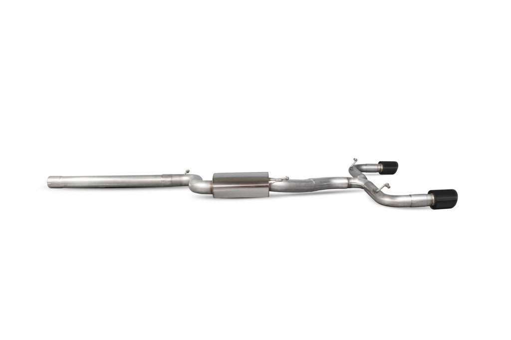 Scorpion Seat Leon Cupra Mk3 2.0 TSI 280/290/300 (2014-2020) Non-resonated Cat-back Exhaust (Black Ceramic Tips)  SSTS011C