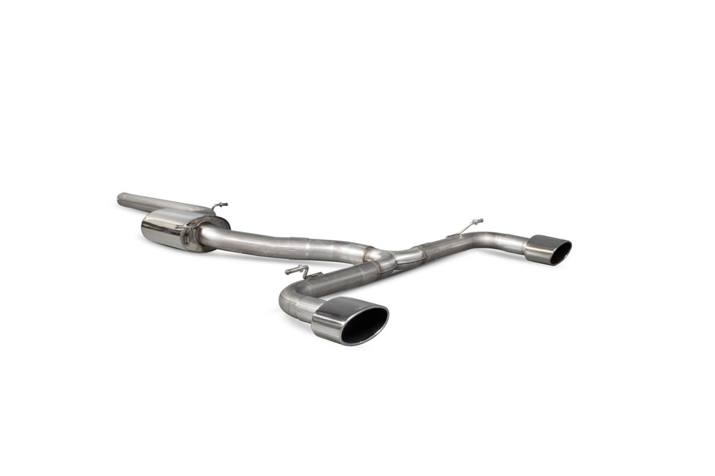 Scorpion Seat Leon Cupra Mk3 2.0 TSI 280/290/300 (2014-2020) Non-resonated Cat-back Exhaust (Polished Tips)  SSTS011