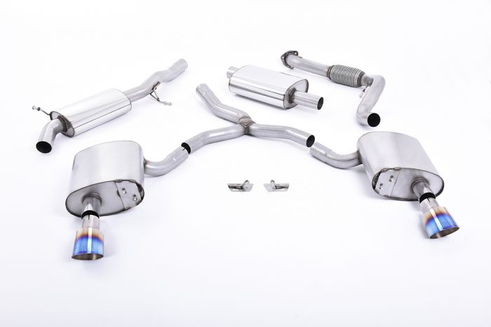 Milltek Exhaust AUDI A4 2.0 TFSI B9 Quattro Saloon 2016-2018 - SSXAU610