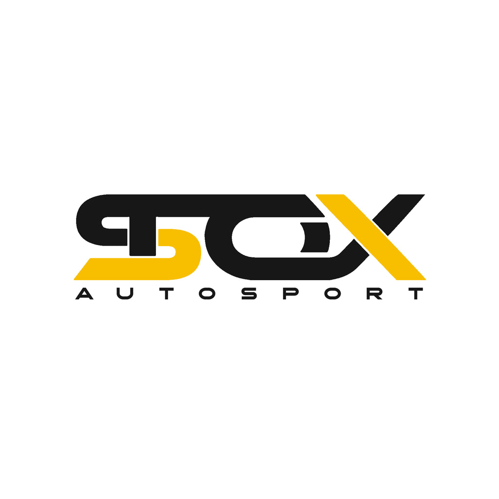 Stox Autosport Decal, Medium 18cm x 5.5cm, Black & Yellow - Official Colours