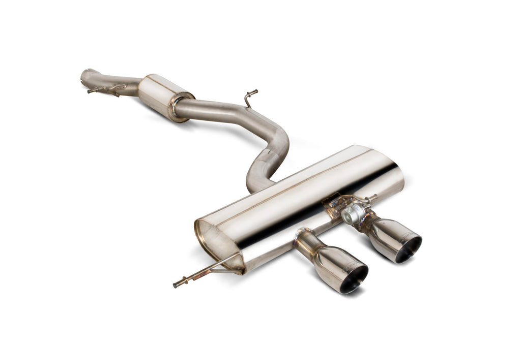 Scorpion VW Golf MK6 R 2.0TSI (09-13) Resonated Cat-Back Exhaust- Polished Twin Daytona Tips  SVW038