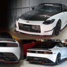 Load image into Gallery viewer, Varis ARISING-1 Carbon+ Fiber Front Spoiler w/ Turbulator for RZ34 Nissan Z