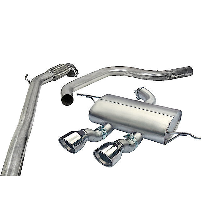 Cobra Sport Seat Leon Cupra R Mk2 1P 2.0 T FSI (10-12) Turbo Back Exhaust