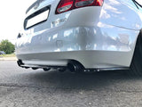 Maxton Design Central Rear Splitter Lexus GS 300 Mk3 Facelift (With Vertical Bars) - LE-GS-3F-RD1+RD2