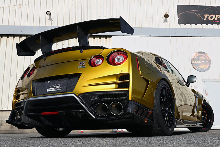 Top Secret GT Wing ST2 (High Mount Ver) for 2009-19 Nissan GT-R [R35]