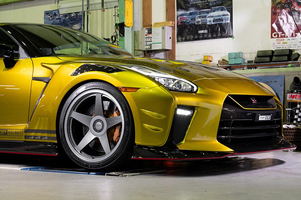 Top Secret OZ New Futura Forged Monoblock Wheel Set for R35 Nissan GT-R