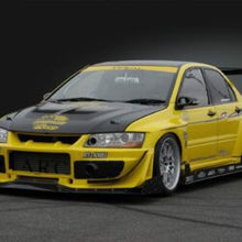 Load image into Gallery viewer, VARIS Time Attack Front Wing + Small Canard for 2003-05 Mitsubishi Evo VIII [CT9A] VAMI-075