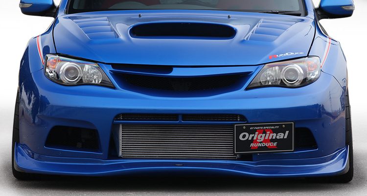 VARIS x Original Runduce Ver. Front Lip Spoiler (FRP) for 2007-14 Subaru WRX STi [GRB] VOSU-003