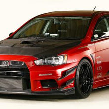 Load image into Gallery viewer, 09′ Ver. Side Skirt Set for 2007-16 Mitsubishi Evo X [CZ4A] VAMI-131/VAMI-132