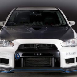 Varis Ver. 2 Front Bumper + Ver. 2 Front Under Lip Spoiler for 2007-16 Mitsubishi Evo X [CZ4A] VAMI-194/195