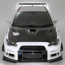 Load image into Gallery viewer, Varis Front Under Flipper for Ver. 2 Front Bumper for 2007-16 Mitsubishi Evo X [CZ4A] VAMI-209