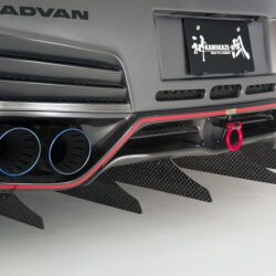 Varis Kamikaze-R Circuit Ver. REAR AERO BUMPER COVER for JDM 2008 Nissan GT-R [R35] VANI-110/VANI-111