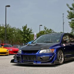 VARIS Time Attack Front Wide Fender Kit (4Pc Set) for 2003-05 Mitsubishi Evo VIII [CT9A] VAMI-072