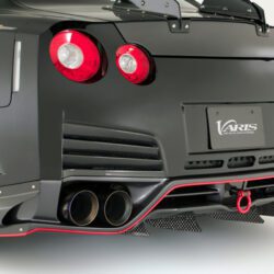 Varis Kamikaze-R Circuit Ver. REAR AERO BUMPER COVER for JDM 2008 Nissan GT-R [R35] VANI-110/VANI-111