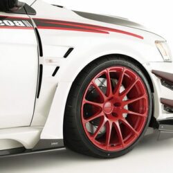 Varis Double Hyper Canard Set for Ver. 1 Widebody for 2007-16 Mitsubishi Evo X [CZ4A] VAMI-173/174