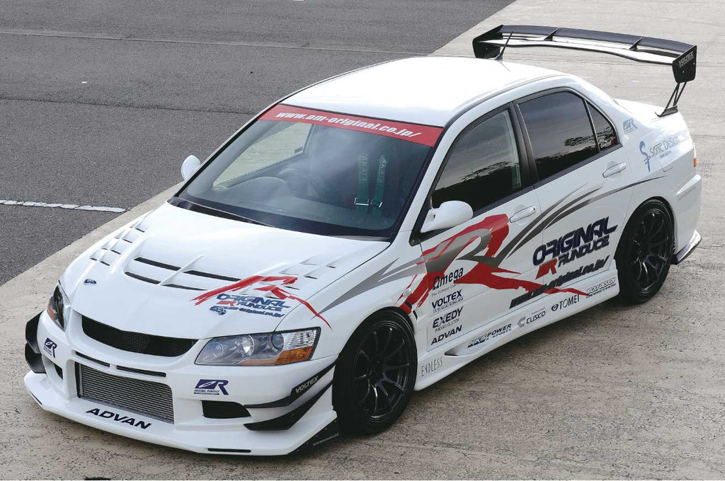 Voltex Cyber Street Version Front Bumper for 2005-07 Mitsubishi Evo VII / VIII / IX [CT9A] EB-1 / EB-2