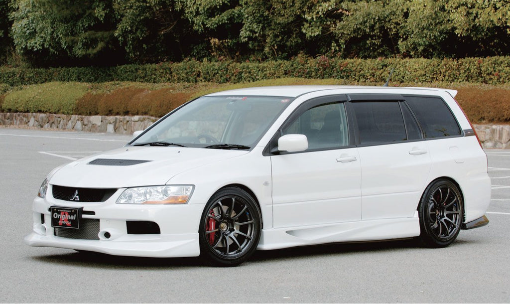 Voltex Cyber Street Version Front Bumper for 2005-07 Mitsubishi Evo VII / VIII / IX [CT9A] EB-1 / EB-2