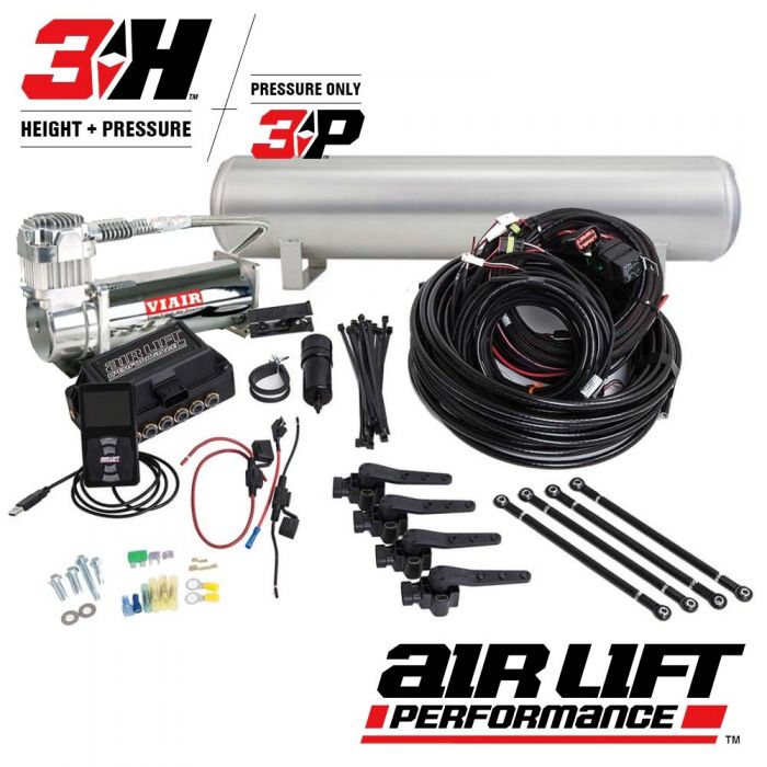 Air Lift - 3H 1/4" Height & Pressure Controller Management + Tank And Compresser