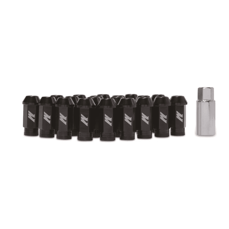 Aluminum Locking Lug Nuts M12 x 1.25 Black