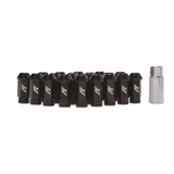 Aluminum Locking Lug Nuts M12 x 1.5 Black