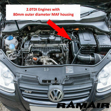 Load image into Gallery viewer, Ramair 1.9 &amp; 2.0 TDI V.A.G Performance Air Intake Kit - JSK-120-BK