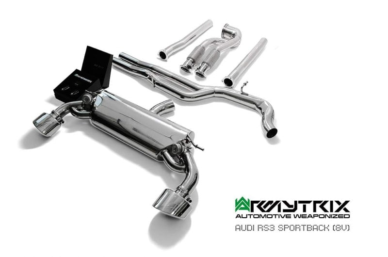 Armytrix Audi RS3 Sportback (8V) (2017+) Cat-Back Valvetronic Exhaust System