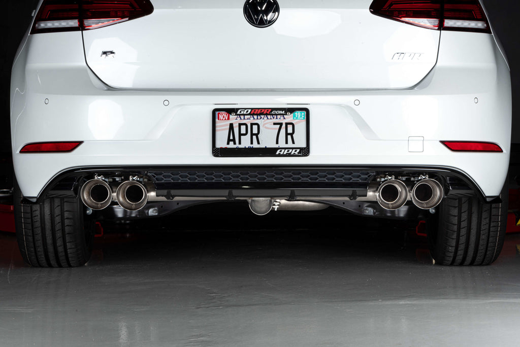 APR VW Mk7 Golf 'R' Valveless Cat-back Exhaust System (Louder) - CBK0018