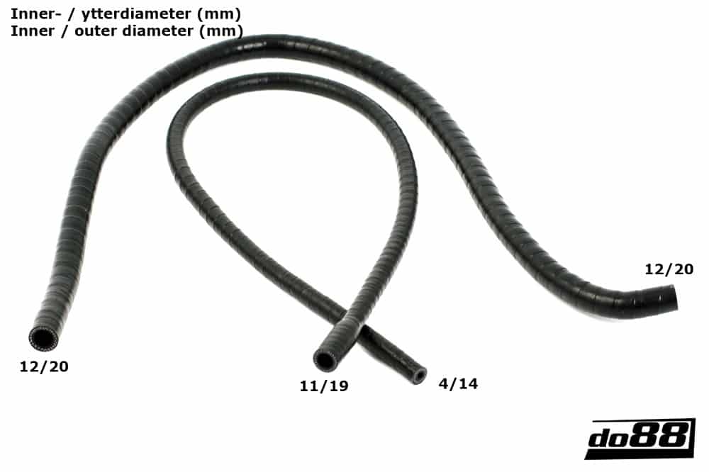 do88 Porsche 930 Turbo 1978-1989 Turbo Carbon Canister Hoses - DO88-KIT146S