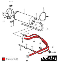 Load image into Gallery viewer, do88 Porsche 930 Turbo 1978-1989 Turbo Carbon Canister Hoses - DO88-KIT146S