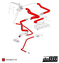 Load image into Gallery viewer, do88 Silicone Oil Hose Kit - Porsche 964 3.3 Turbo 1990-1994 - DO88-KIT158S