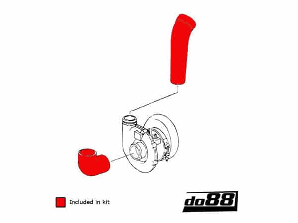 do88 Porsche 964 3.3 Turbo 1990-1994 Turbo Pressure Hoses - DO88-KIT160S