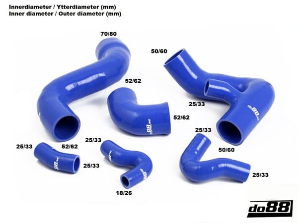 do88 Intercooler Hose Kit - Audi A4/Seat EXEO - DO88-KIT61